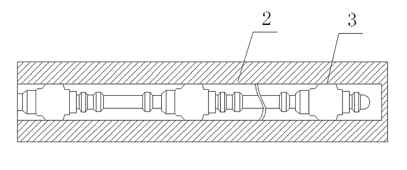 Method for extracting gas from bedding level fractured well of ground coal seam roof
