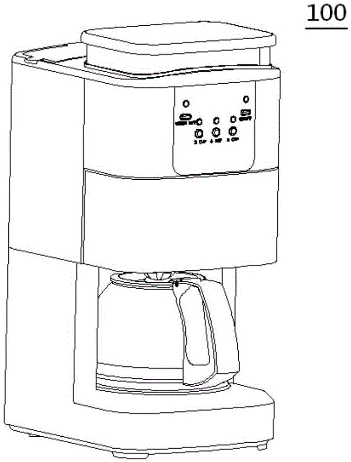 Grinding type coffee maker