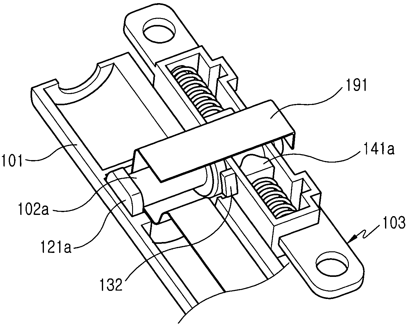 Rotary type hinge device for portable wireless terminal
