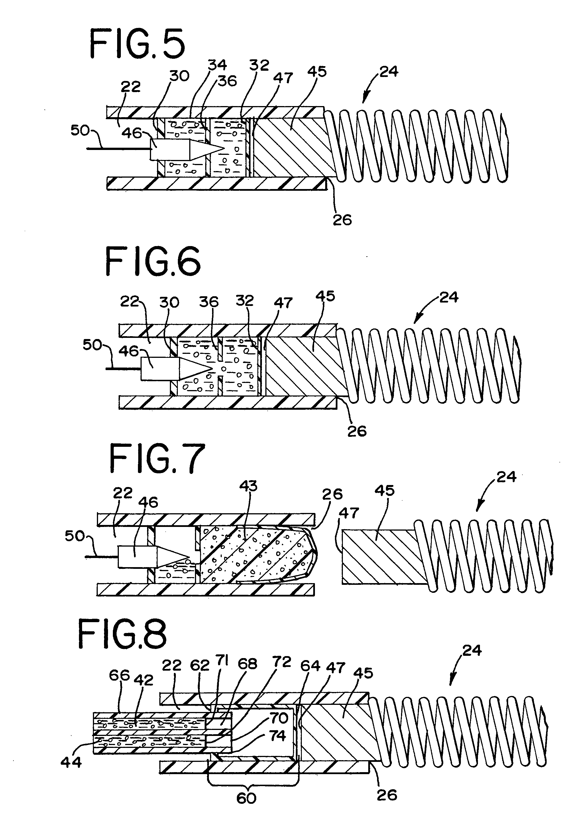 Chemically based vascular occlusion device deployment