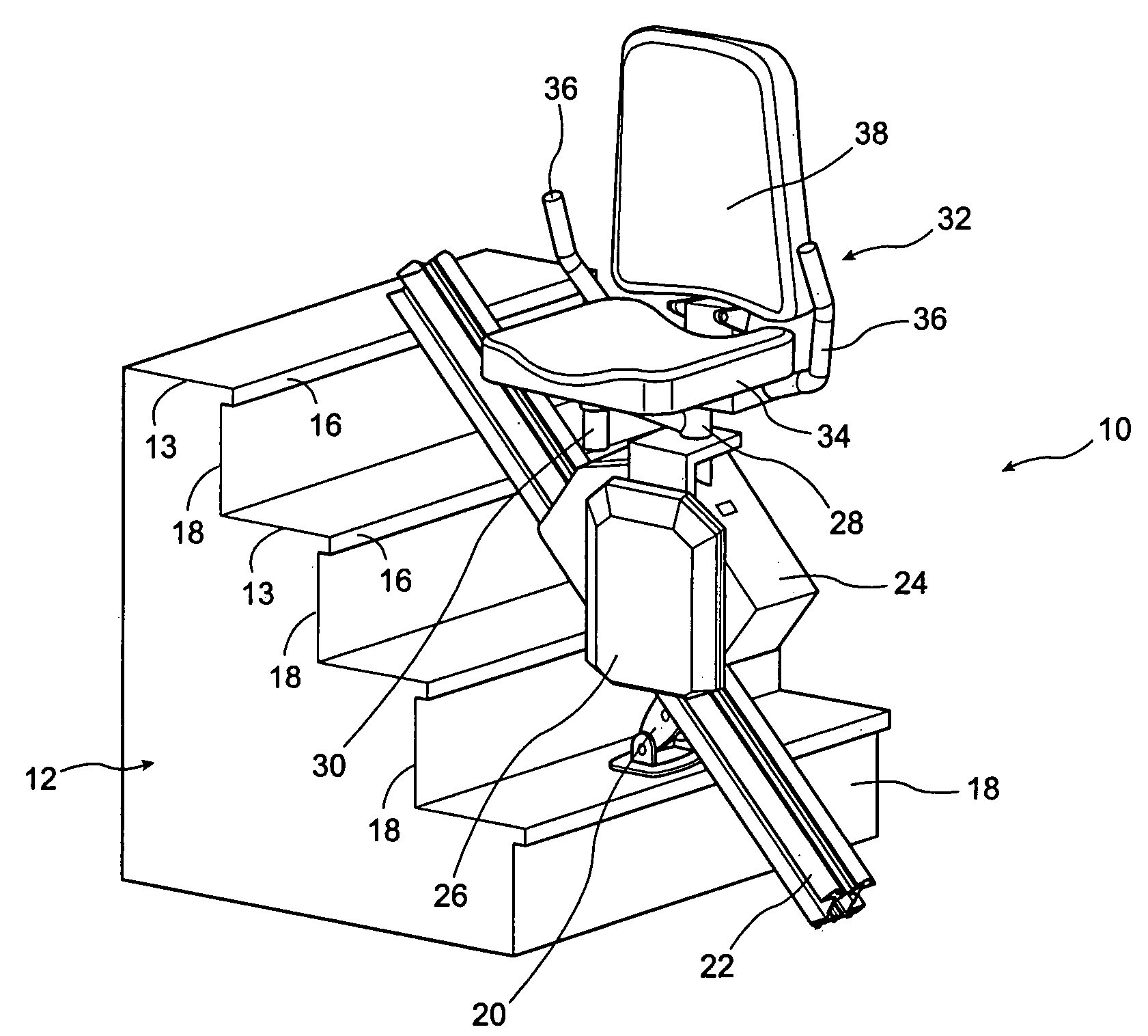 Stair lift device