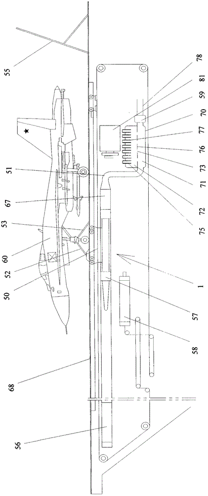 Power source unit body for ejection, aircraft carrier gas steam ejector and ejection method