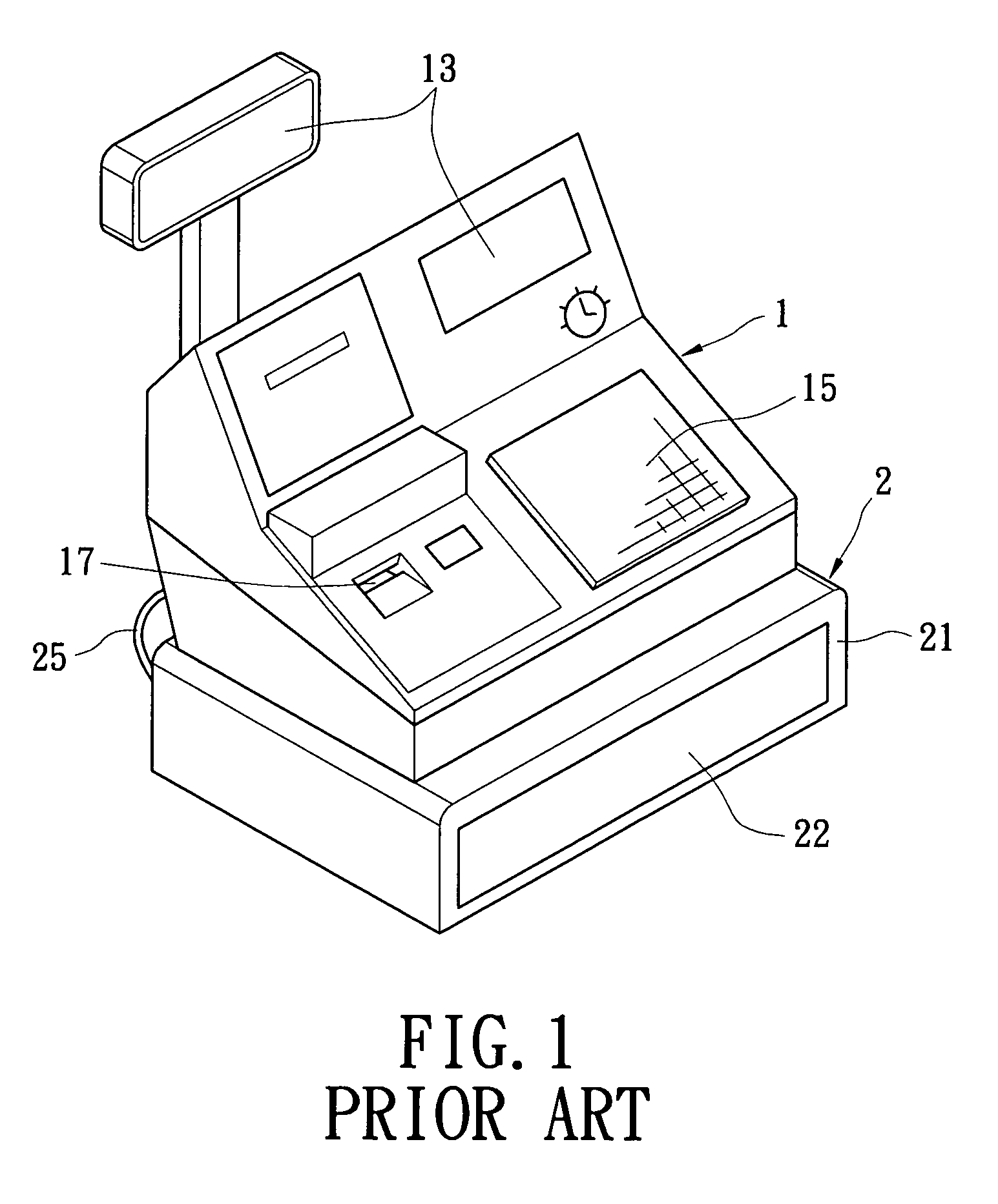 Detecting device for a cash drawer and a point of sales system