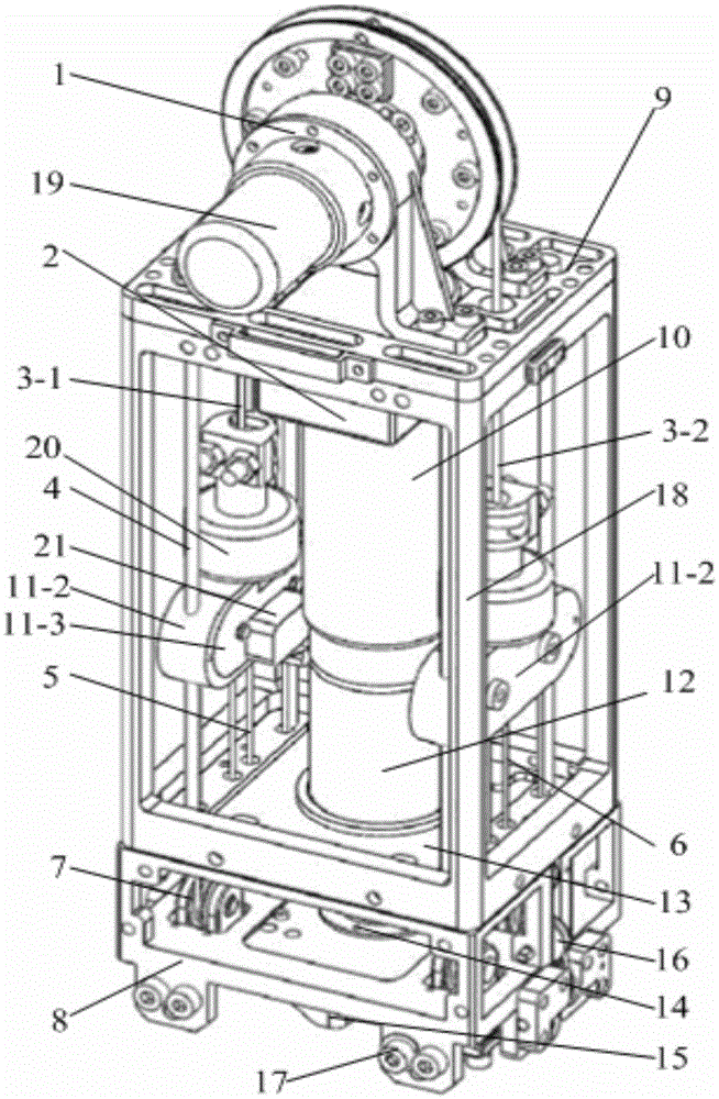 Flexible drive unit for robot joints with tension and joint position feedback