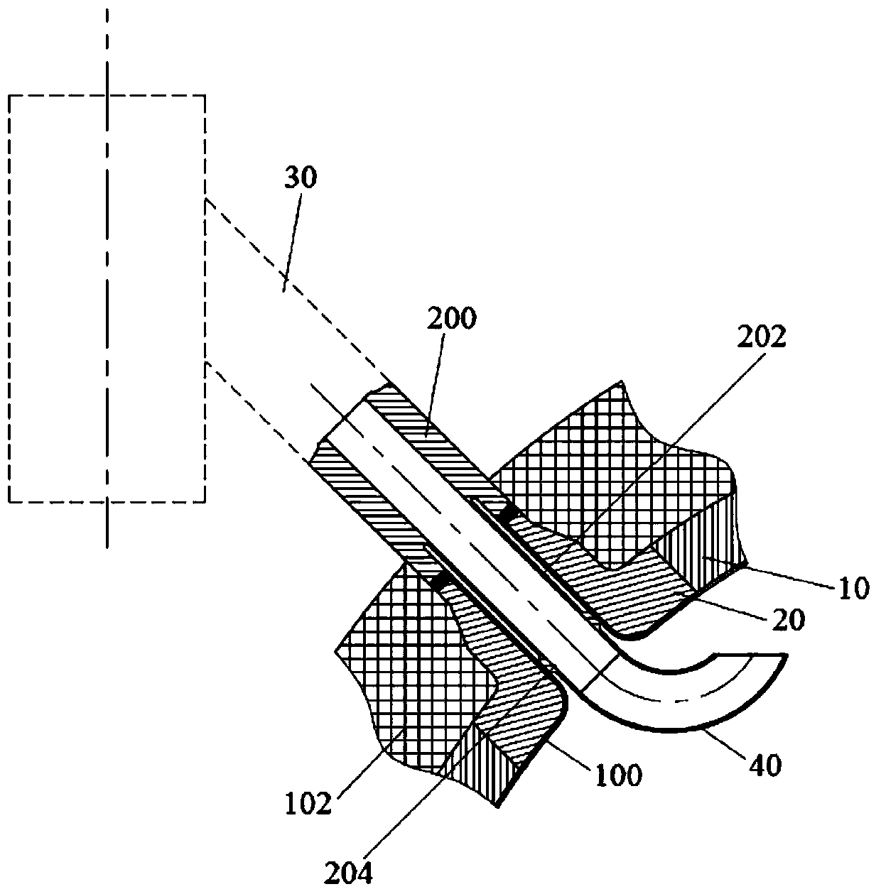 Nuclear power plant voltage stabilizer and its water sealing device