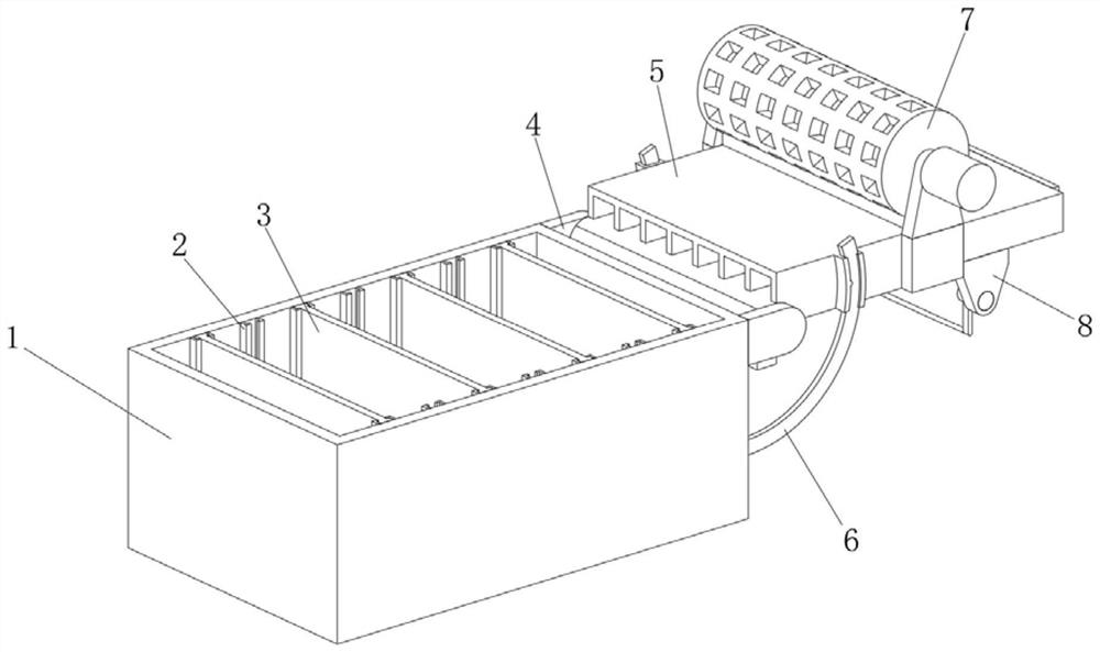 High-precision blocky object distributing device