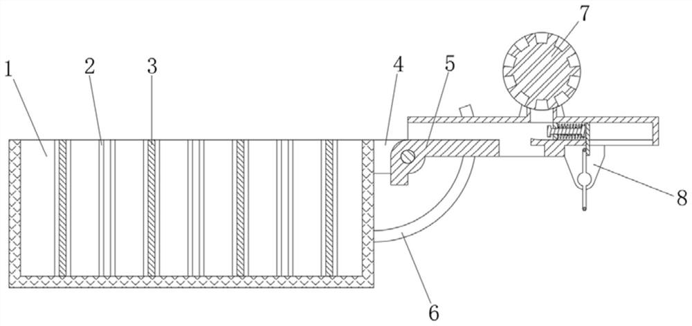 High-precision blocky object distributing device