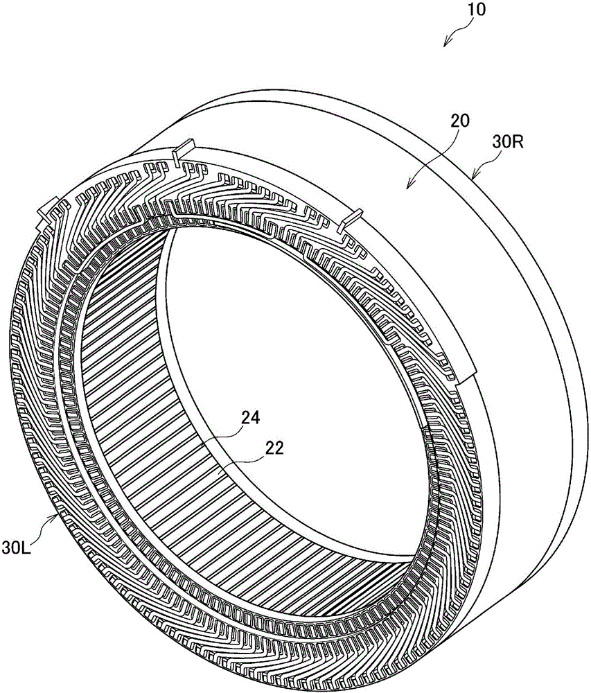 Stator for rotary electric machine