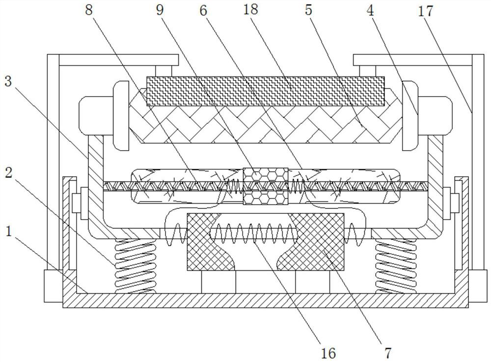 Automatic cutting device for graphene textile material winding