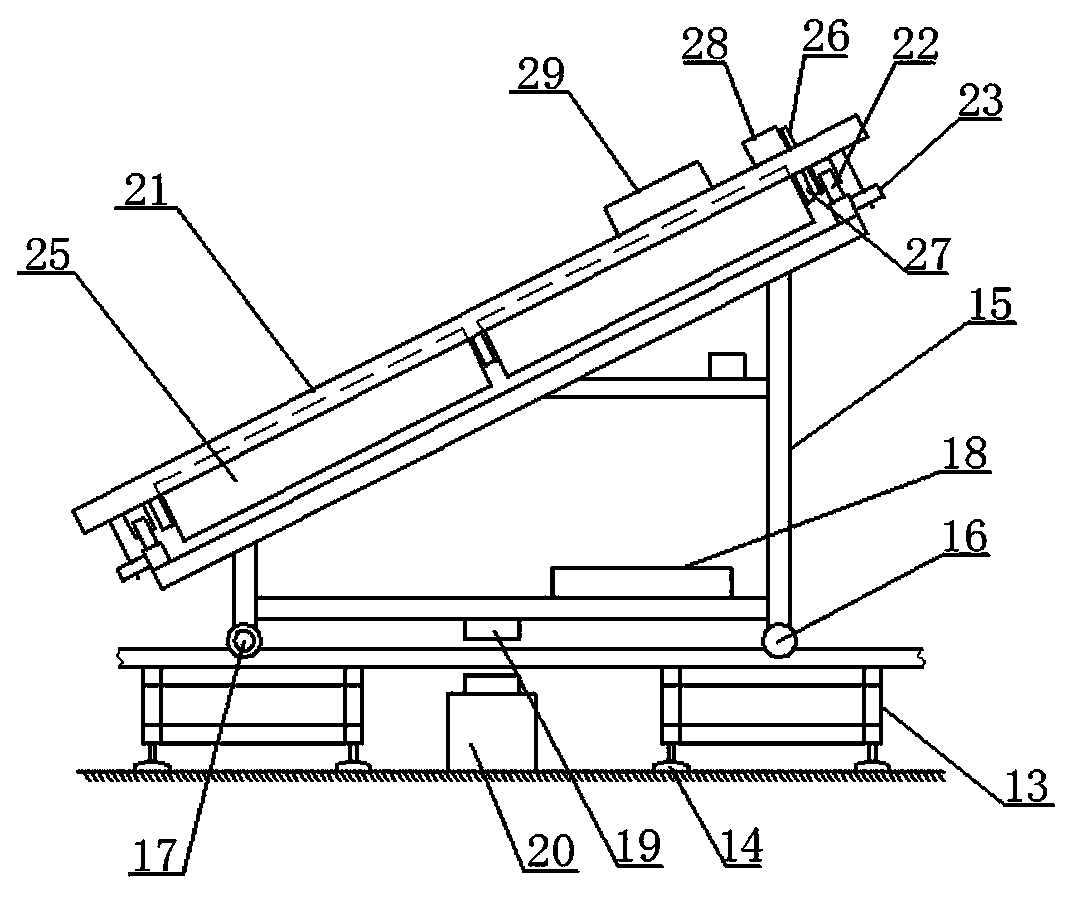 Photovoltaic module cleaning robot system that can automatically change lines