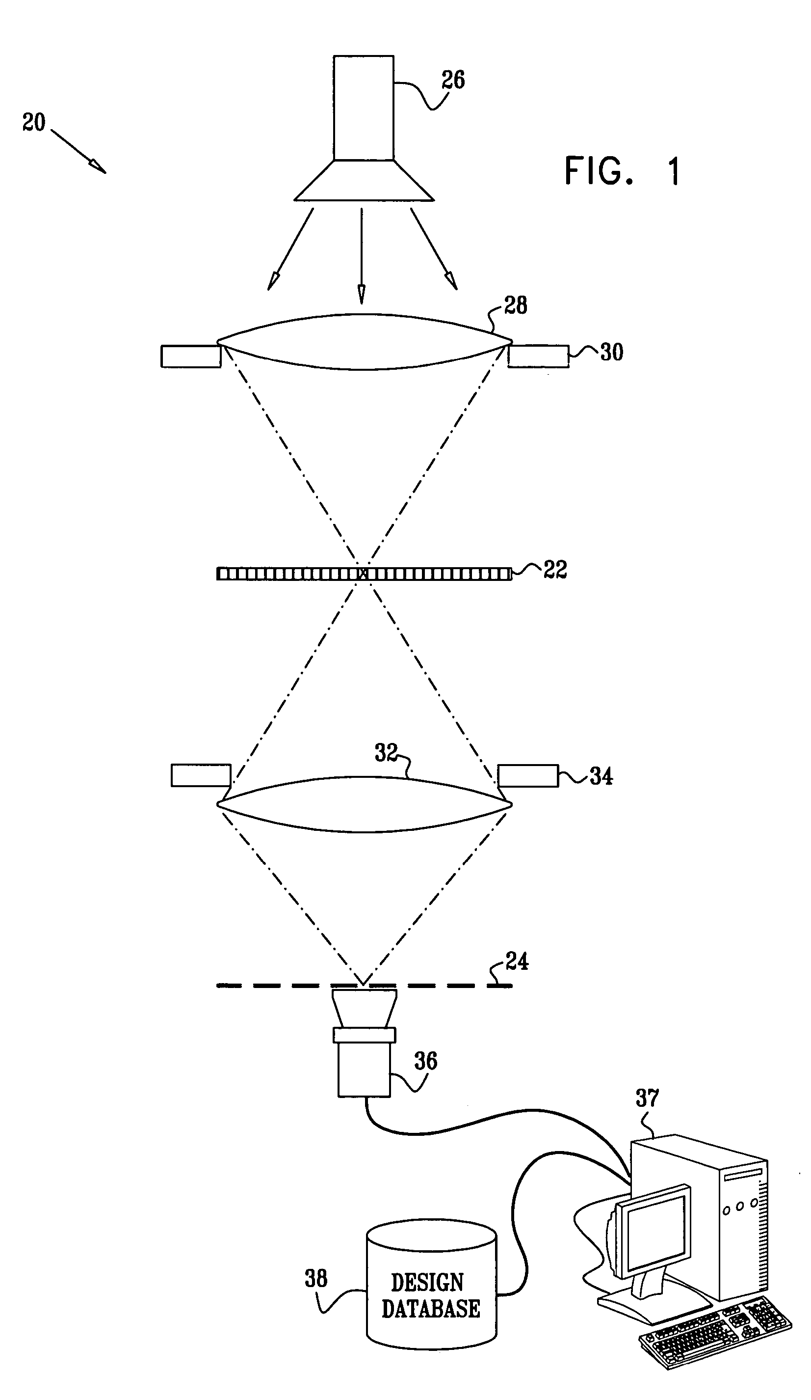 System and method for simulating an aerial image