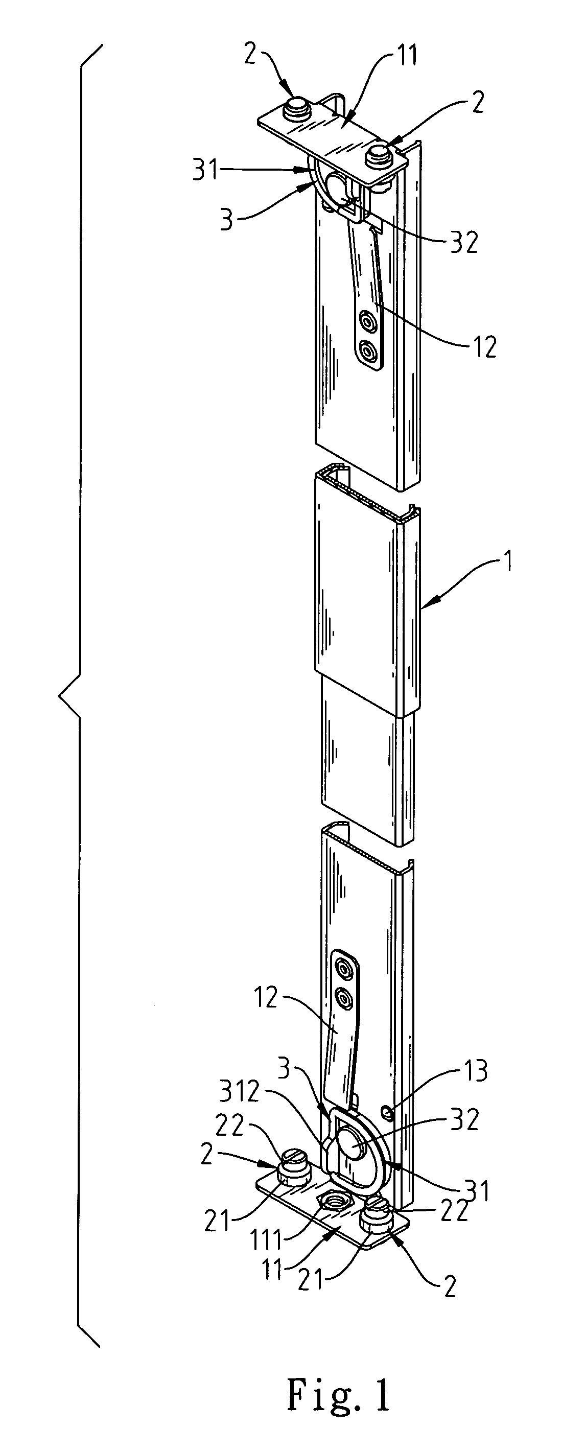 Rotary-type fastening structure