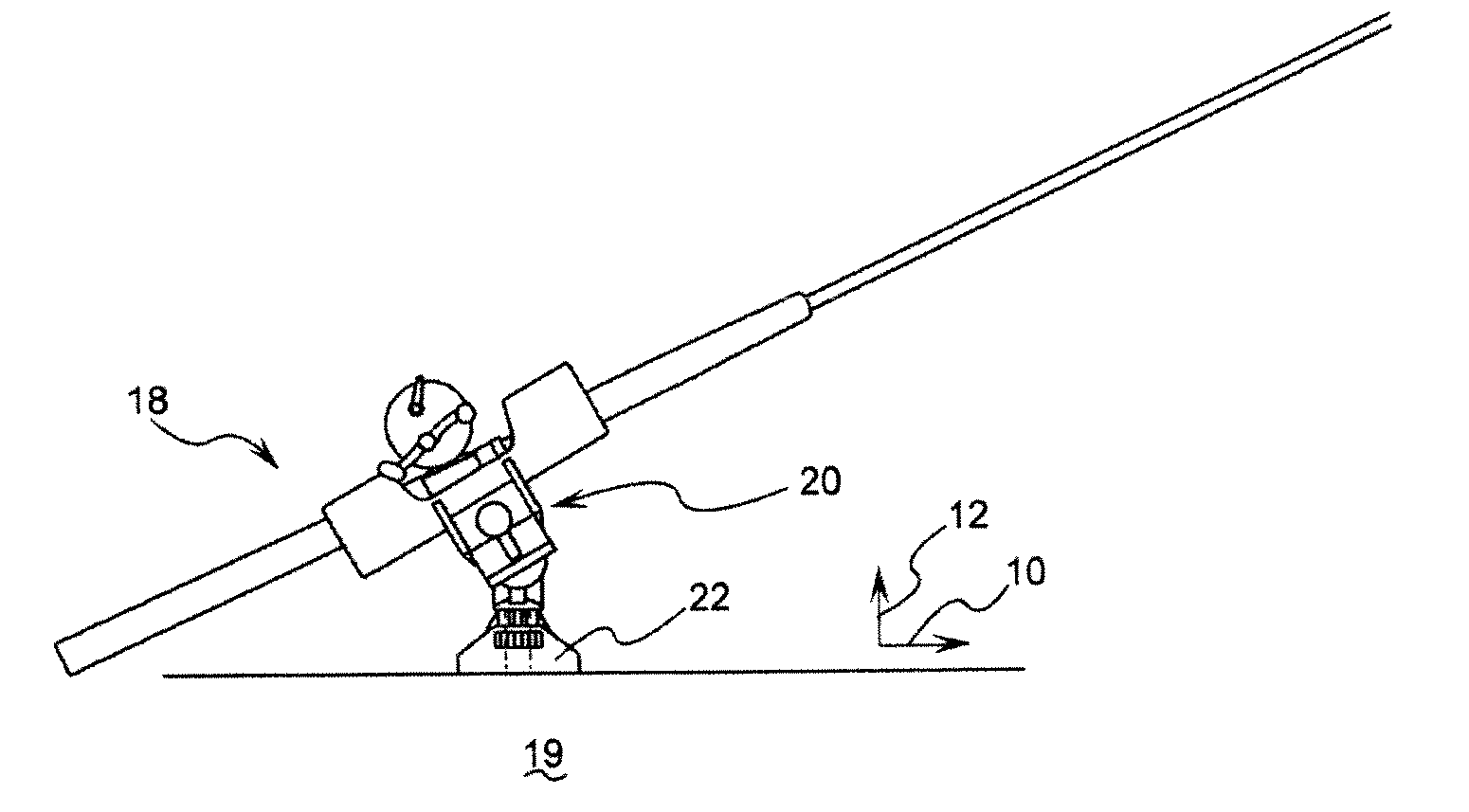 Fishing rod holder and stem mount