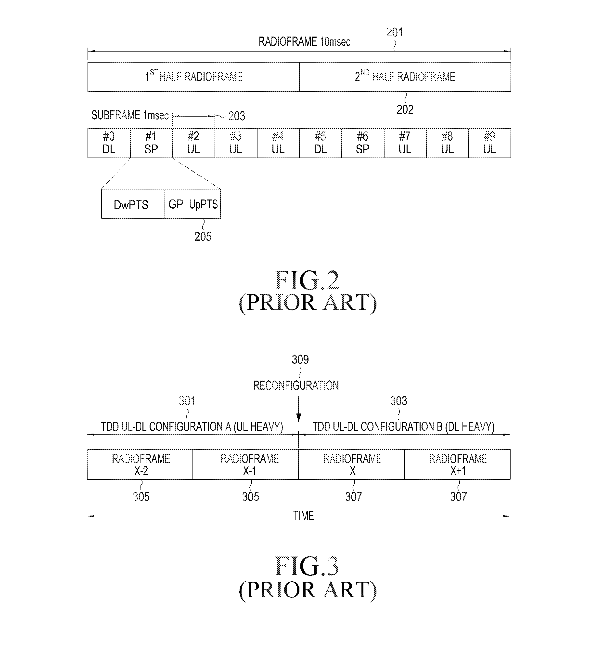 Method and apparatus for transmitting and receiving frame configuration information in TDD wireless communication system