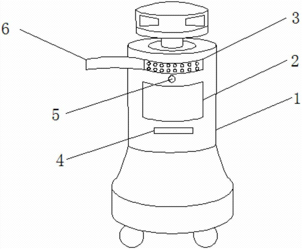Service robot voice interaction system