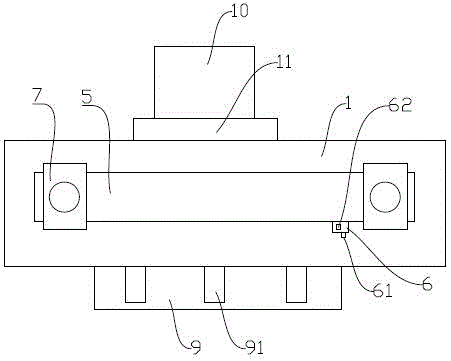 Automatic profile material punching machine