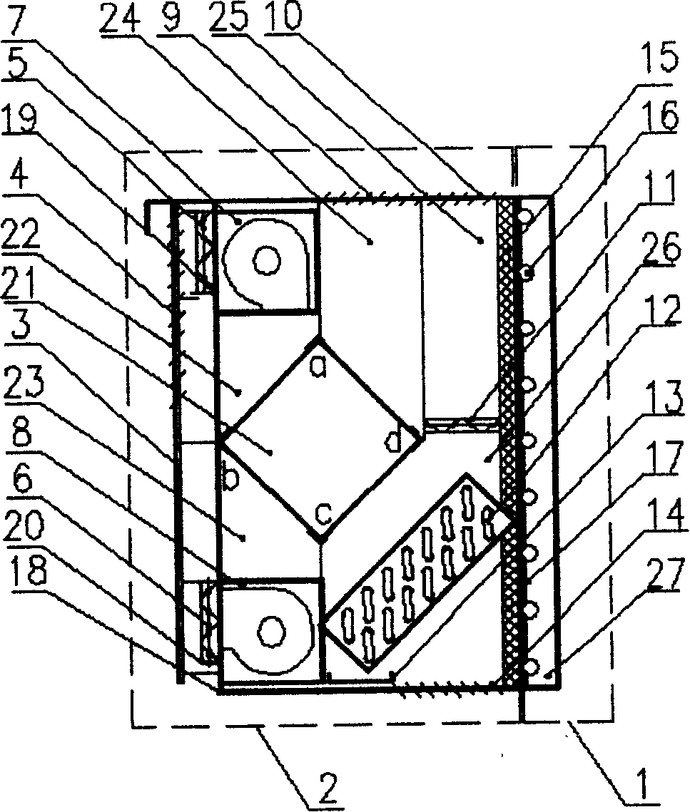 Displacement ventilation radiator