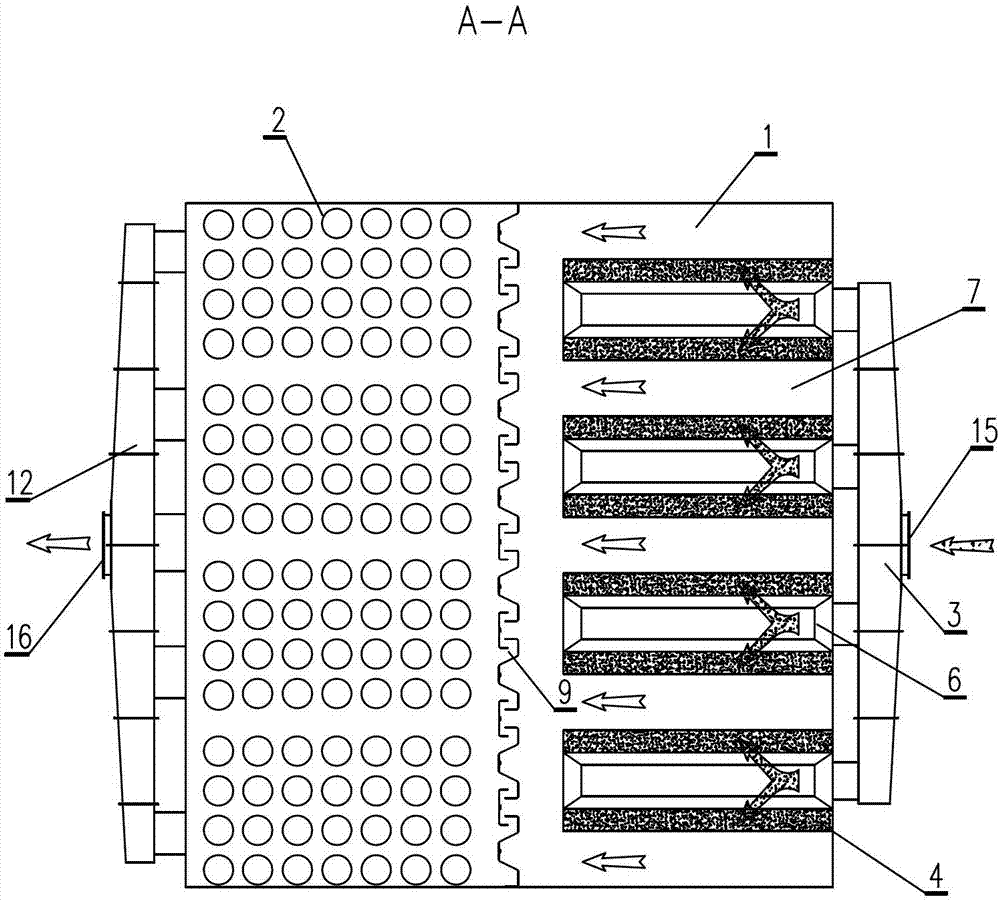 Method for carrying out multi-purification treatment on tar-containing dust