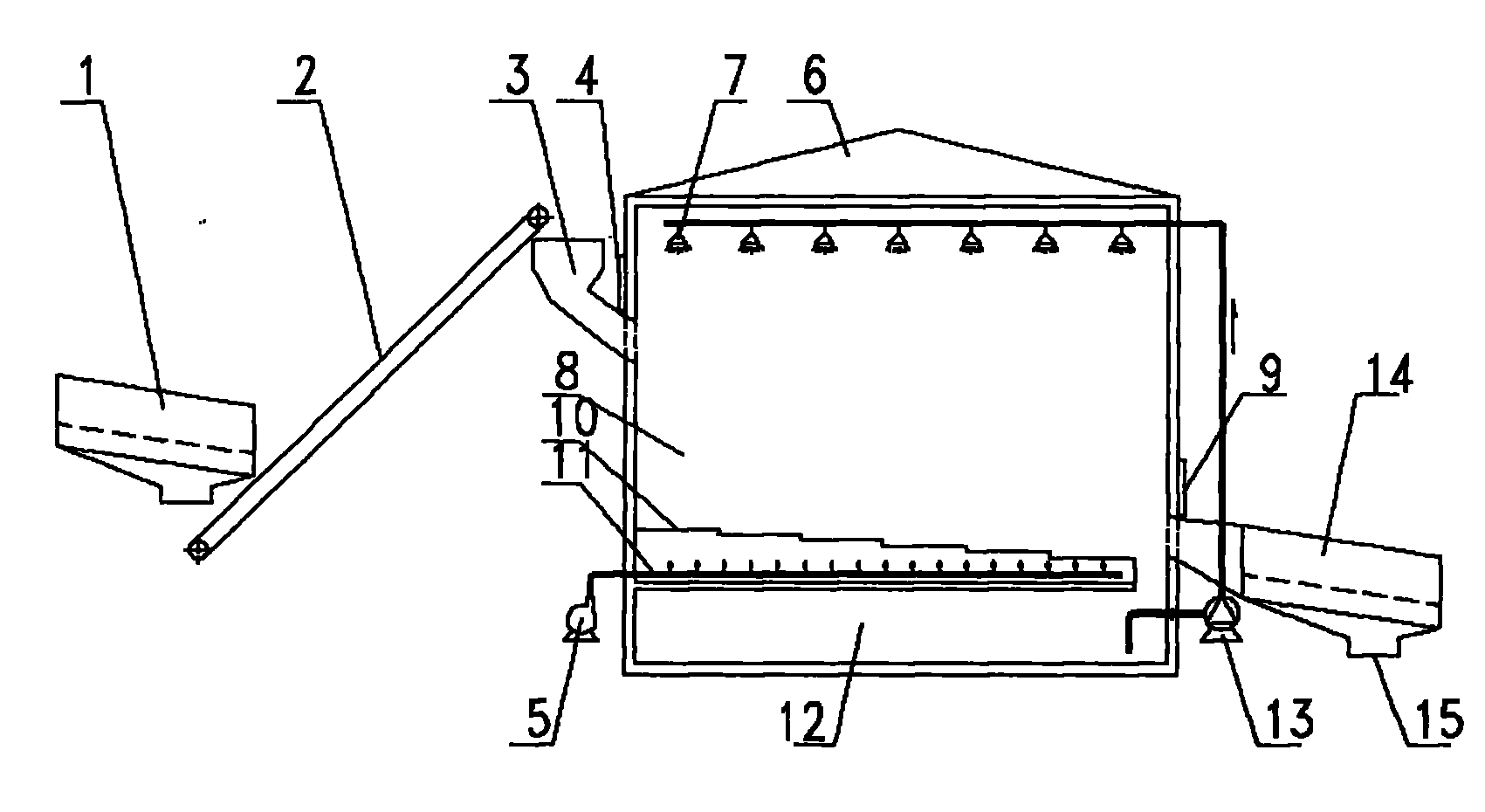 Method and system for preparing rubbish biological mulching soil material of landfill yard methane emission reduction