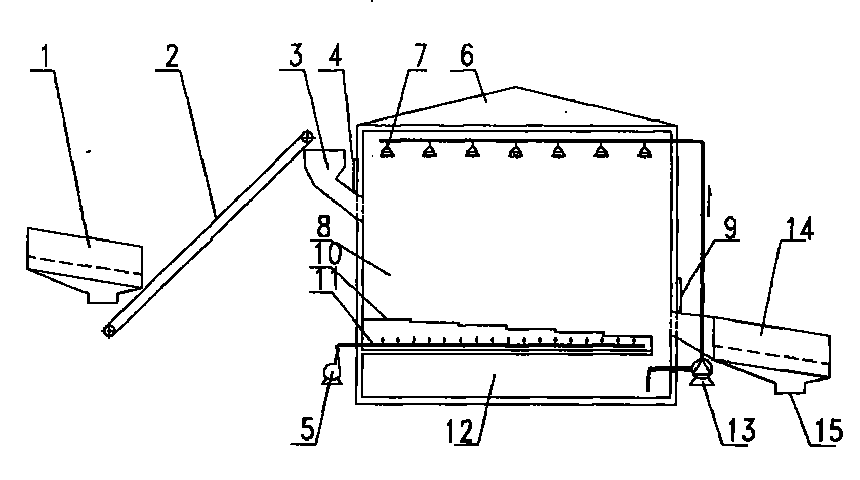 Method and system for preparing rubbish biological mulching soil material of landfill yard methane emission reduction