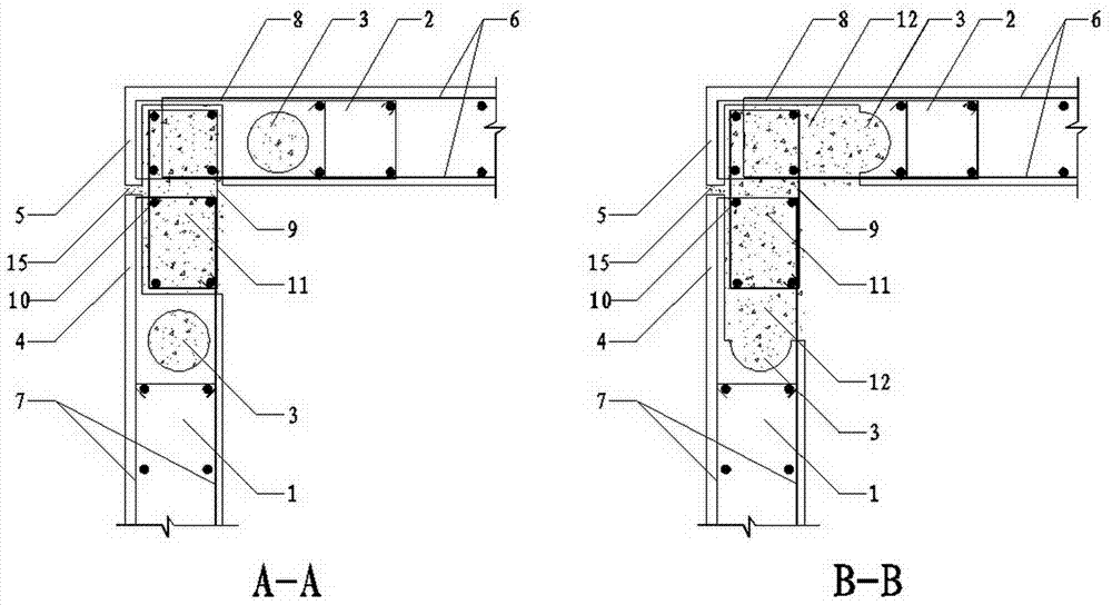 L-shaped precast concrete wall connection