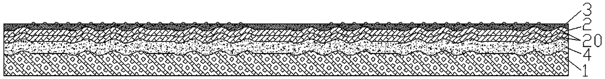 High laminating degree PU leather, and preparation method thereof