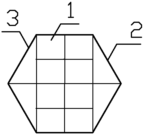 A construction method of a honeycomb convex irregular curtain wall