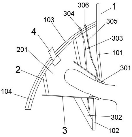 Concealed male urethritis sterilization and treatment device