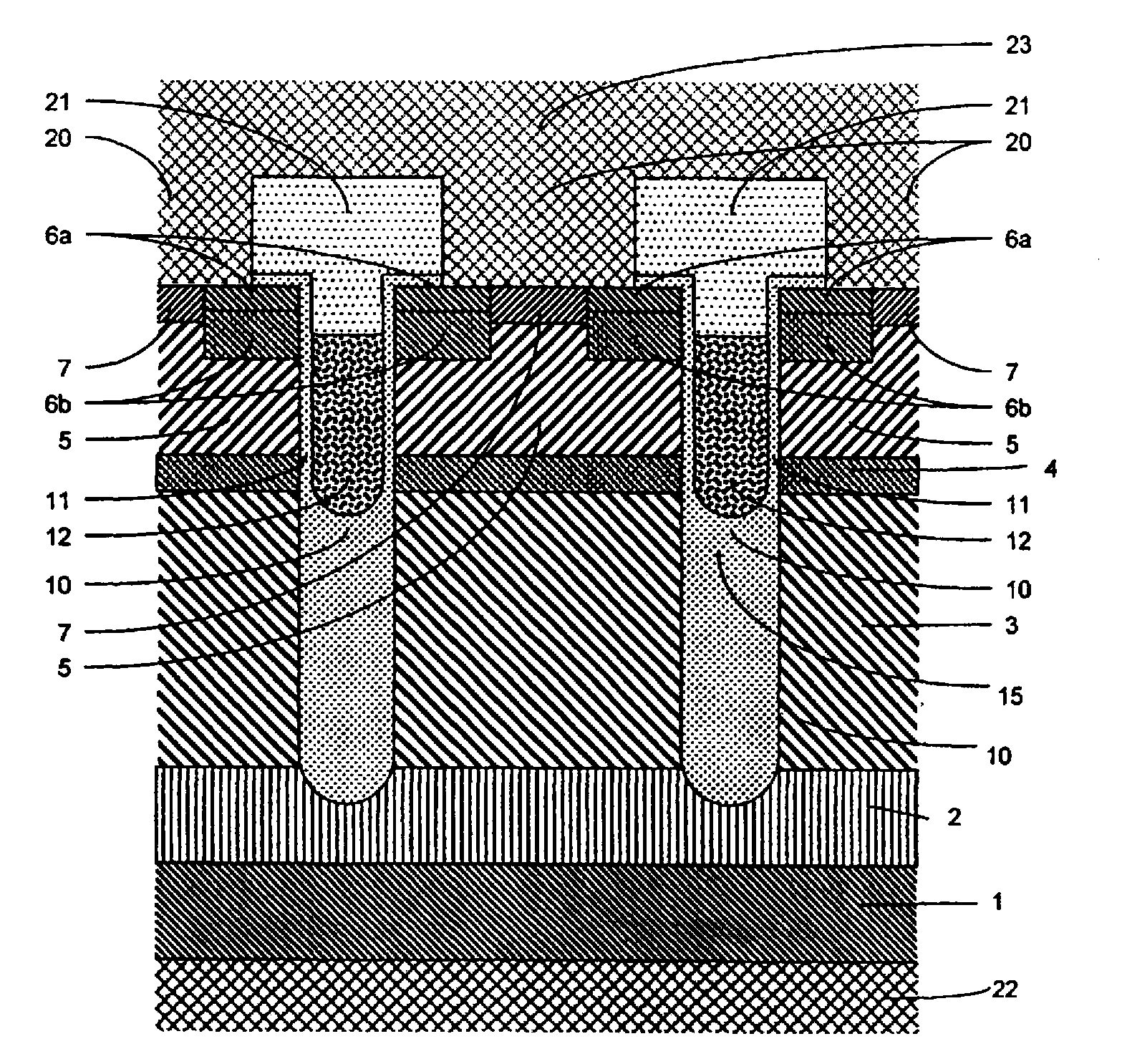 Trench gate type semiconductor device and method of producing the same