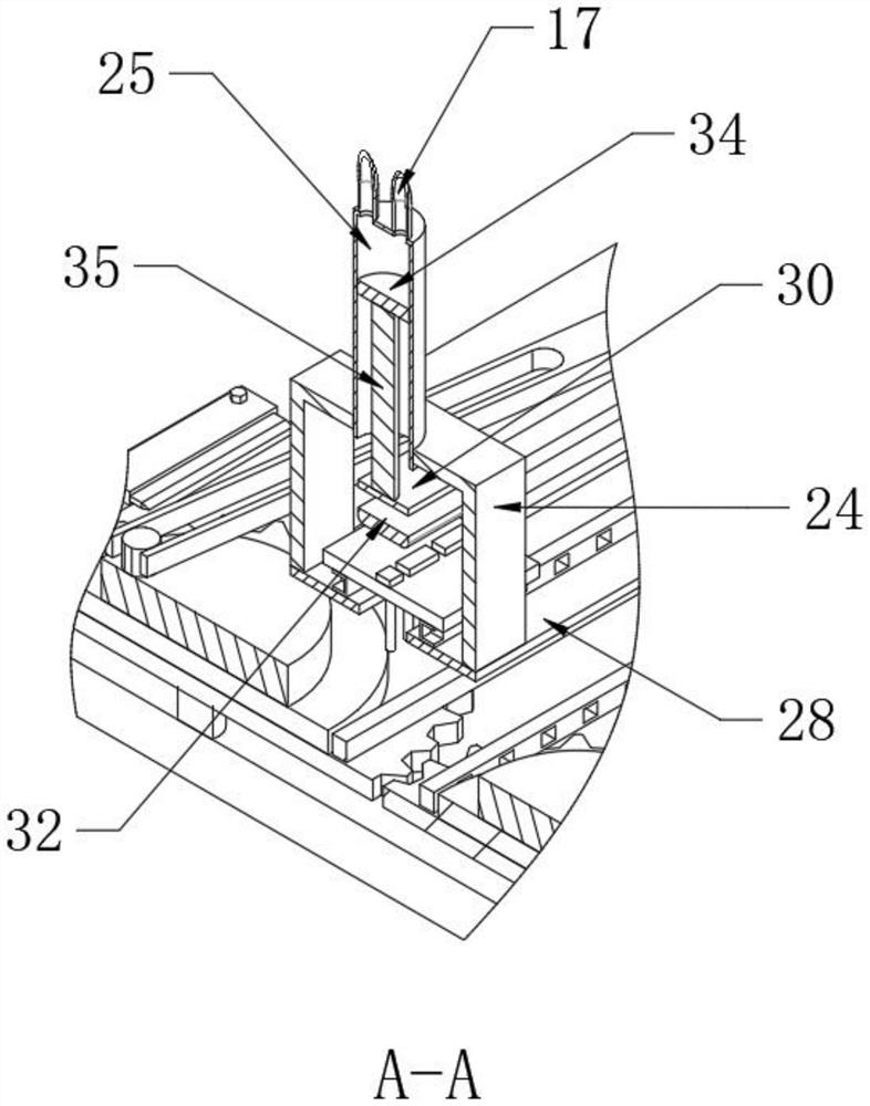 Pin shearing machine for computer mainboard processing based on artificial intelligence