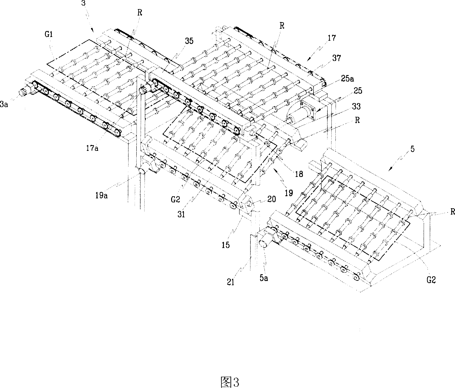 Device for transfer of flat display panel