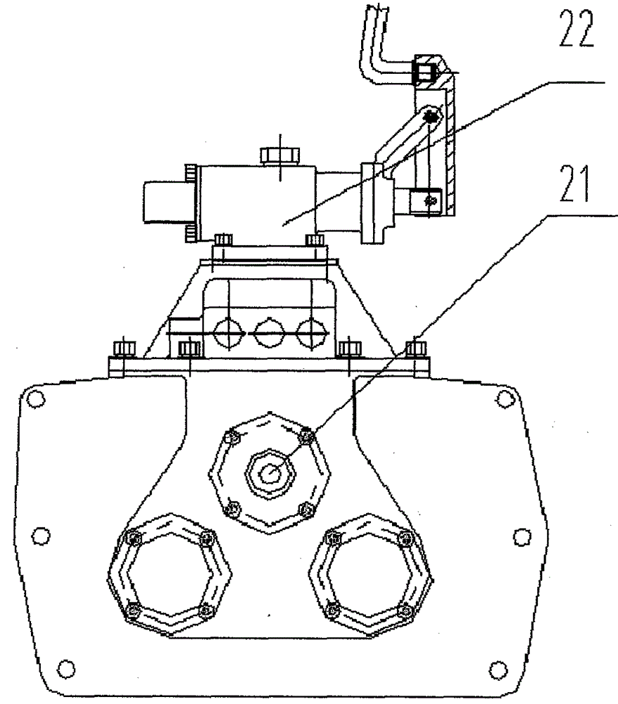 An easy-to-maintain coaxial mechanical gearbox