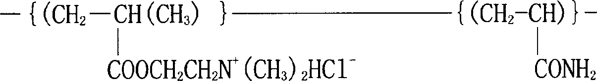 Cation type polymer flocculating agent and its preparation method