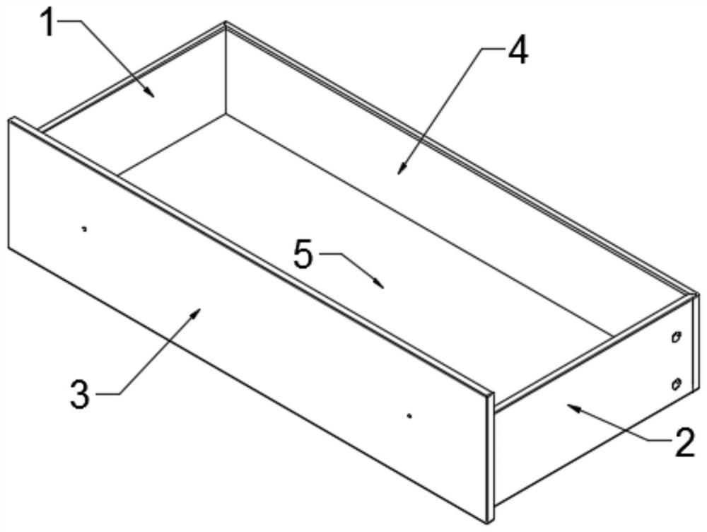 Efficient full-automatic guide rail furniture drawer