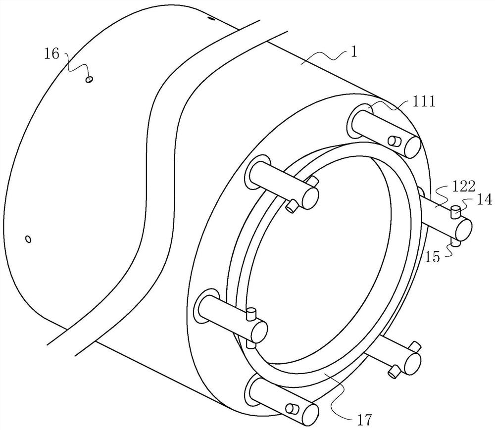 Hot-melt extrusion welding composite heat shrinkable tape connected HDPE pipe and construction method thereof