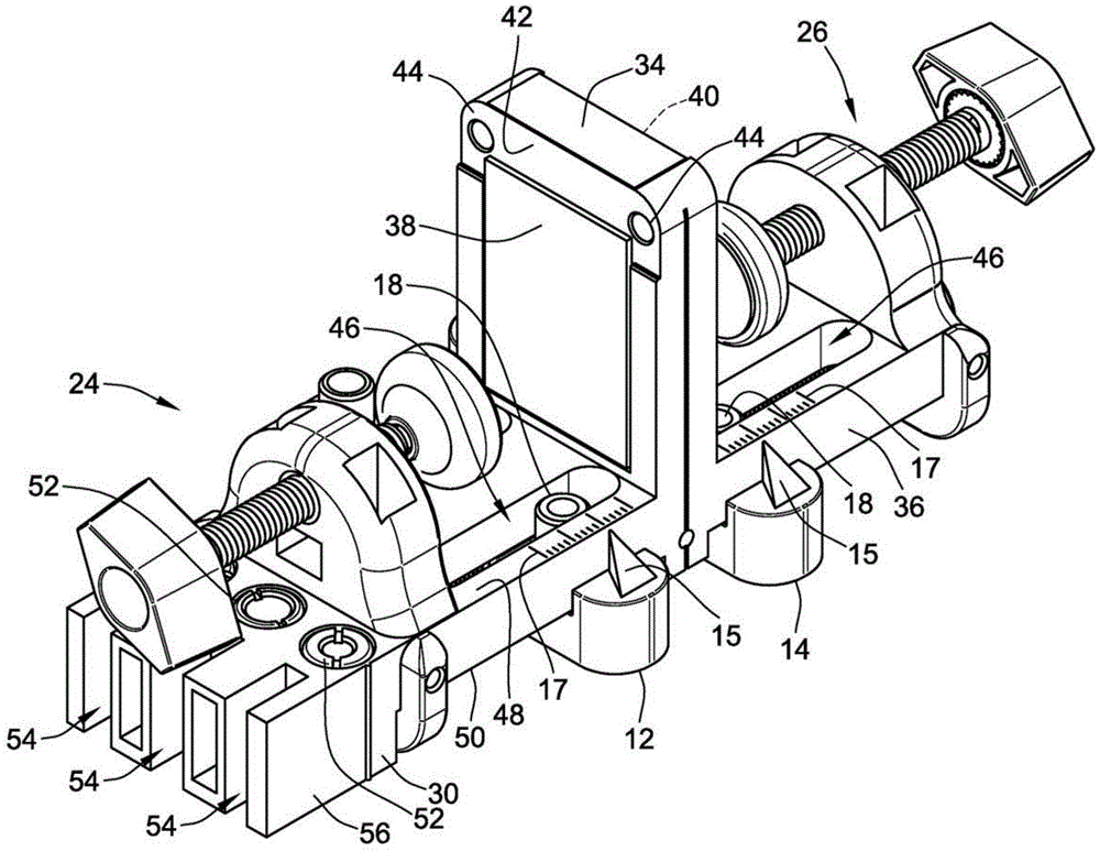 Adjustable doweling jig