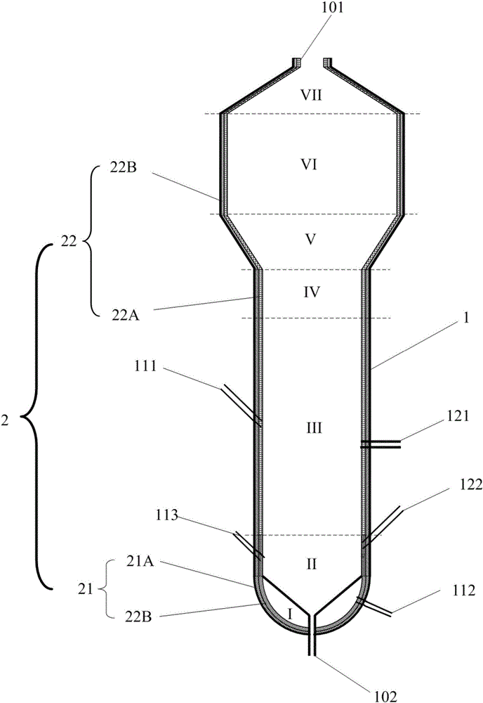 Fluidized bed gasifier and building method thereof