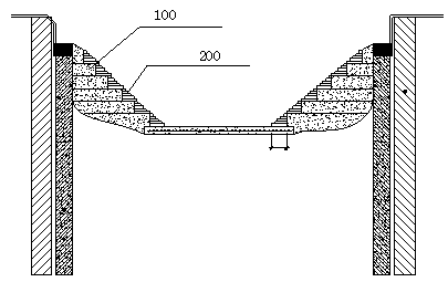 Secondary pouring construction method for pit-in-pit foundation bottom plate in large deep foundation pit