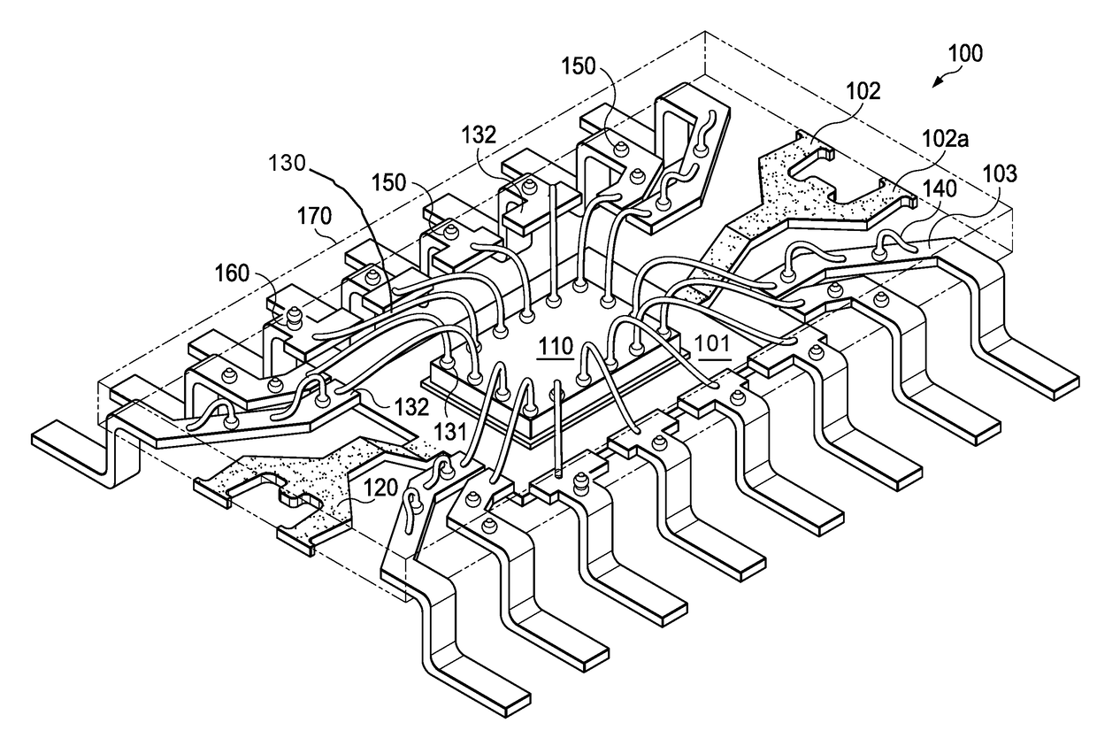 Structure and method for diminishing delamination of packaged semiconductor devices