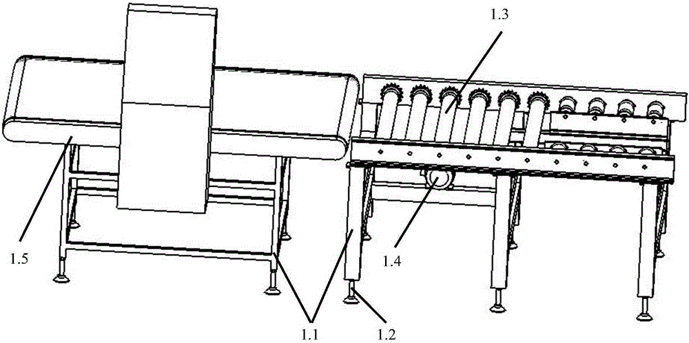 Device used for automatically stacking mineral wool products
