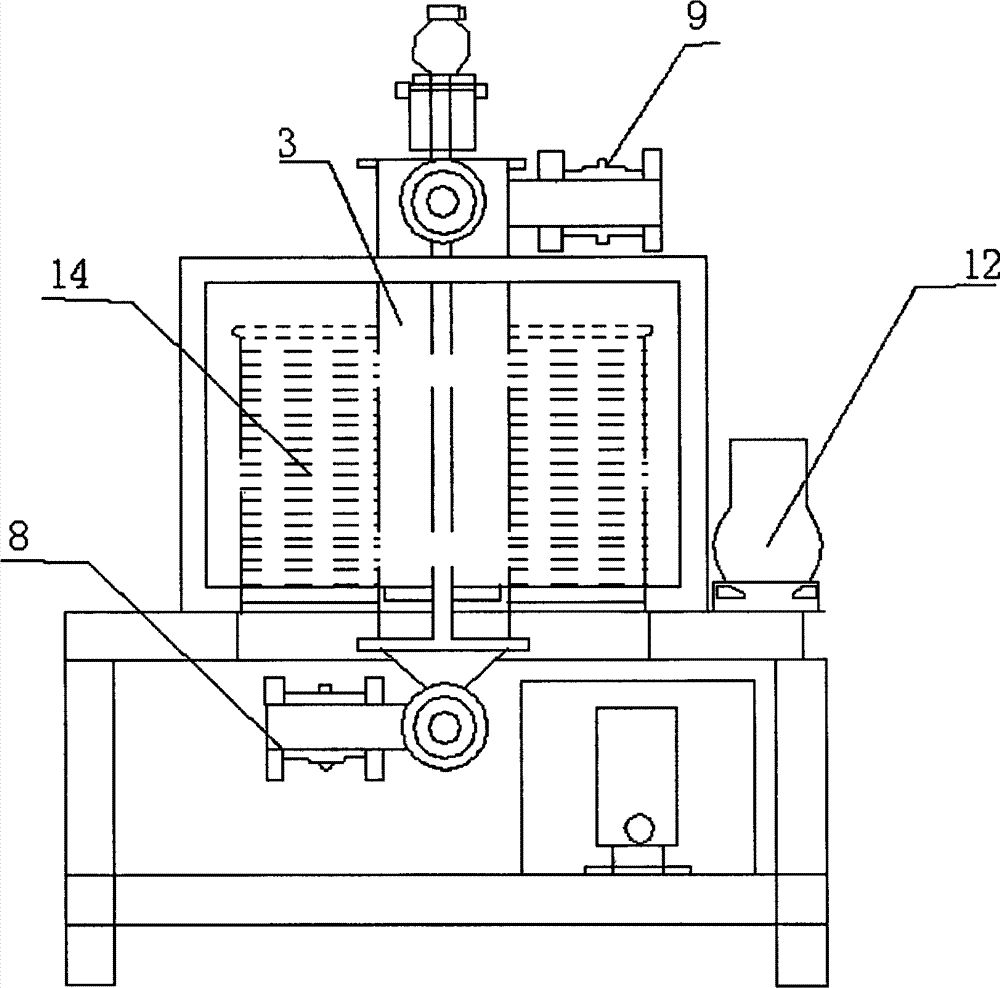 Full-automatic slurry electromagnetic separation machine