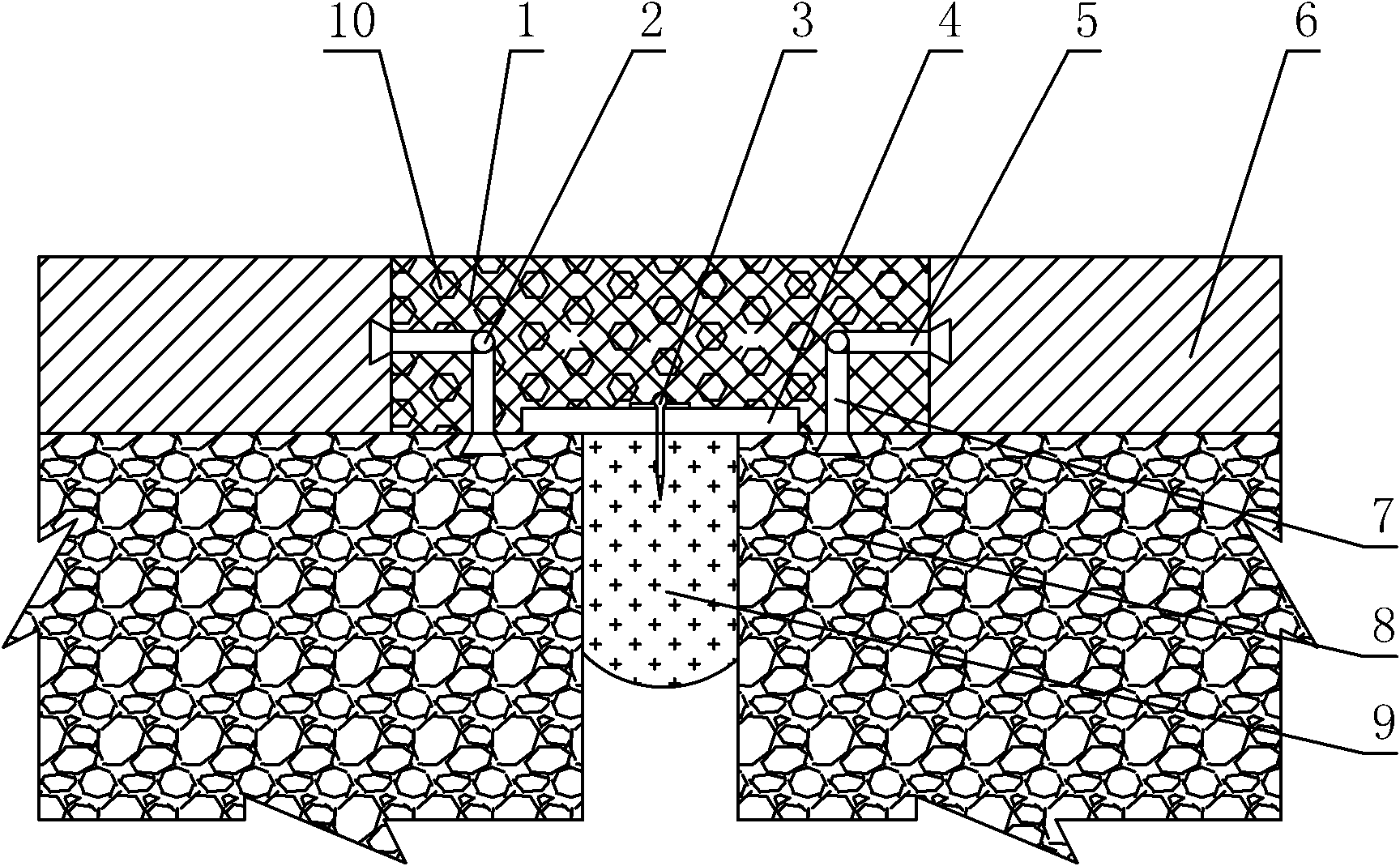 Elastoplastic device for expansion joints in buildings and road engineering
