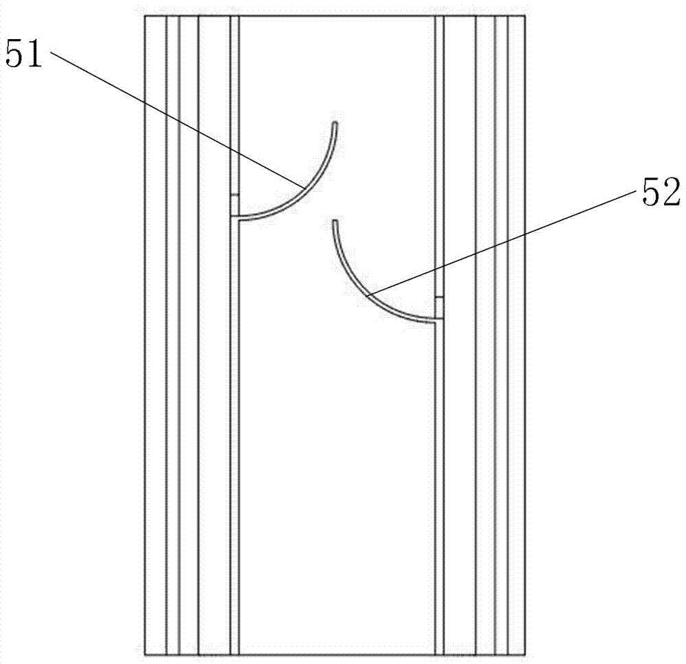 Drainage building wall column