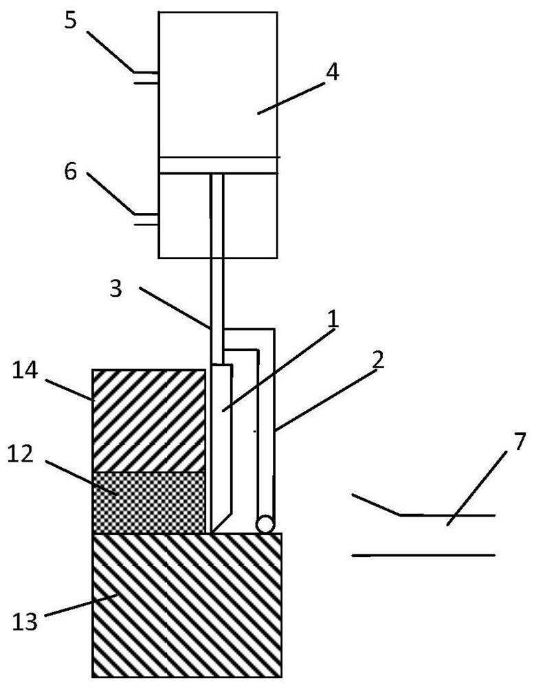 Scribing and cutting device for beam intensity meter and its application