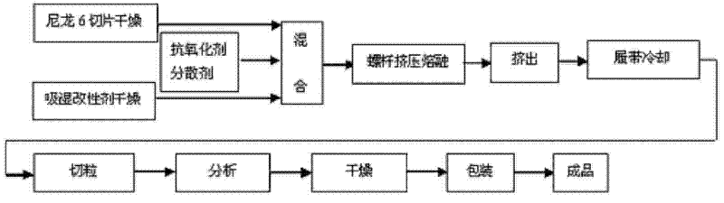 Hygroscopic fine denier/ultrafine denier nylon masterbatch, nylon and preparation method thereof