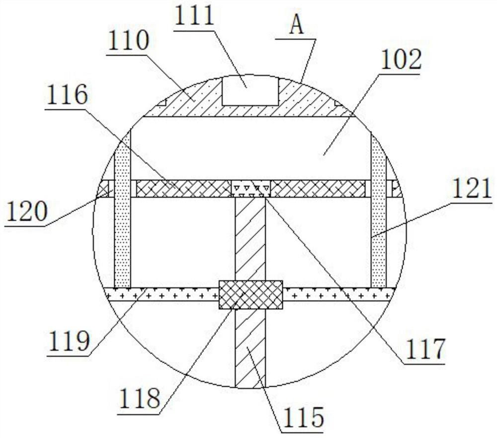 A chemical reagent storage device for chemical experiments