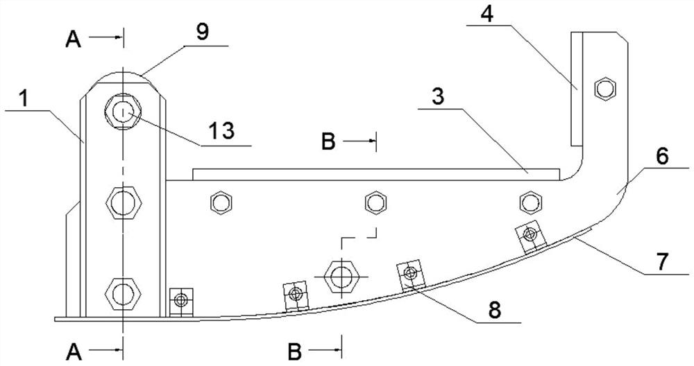 Turnover device and method for cylinder head of marine diesel engine