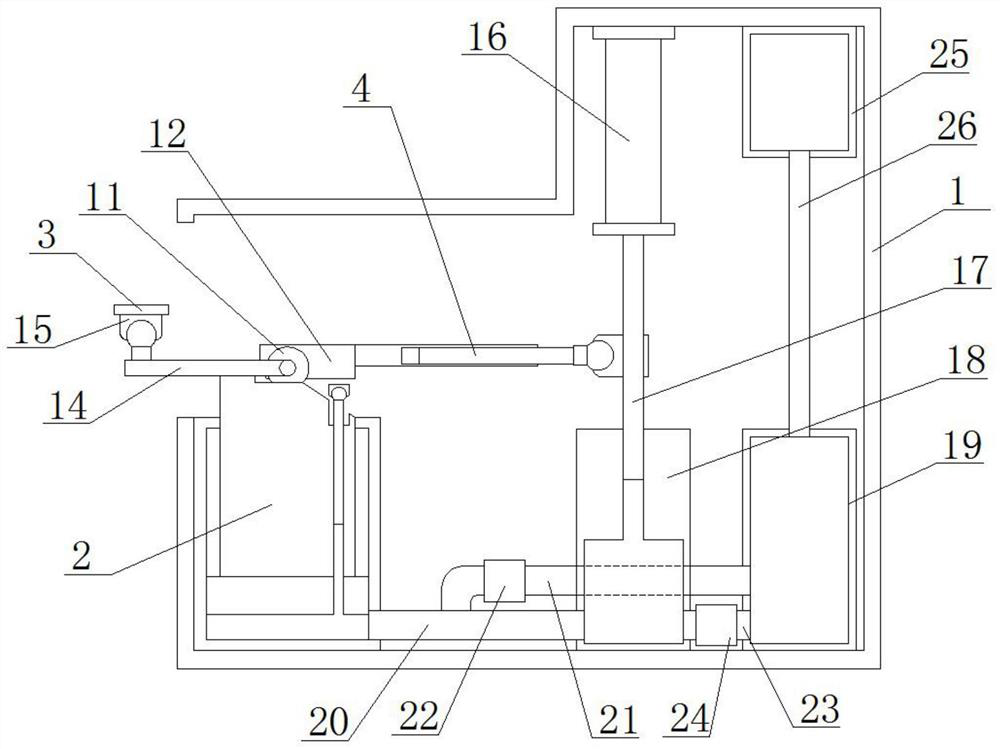 Multifunctional automobile hydraulic supporting device