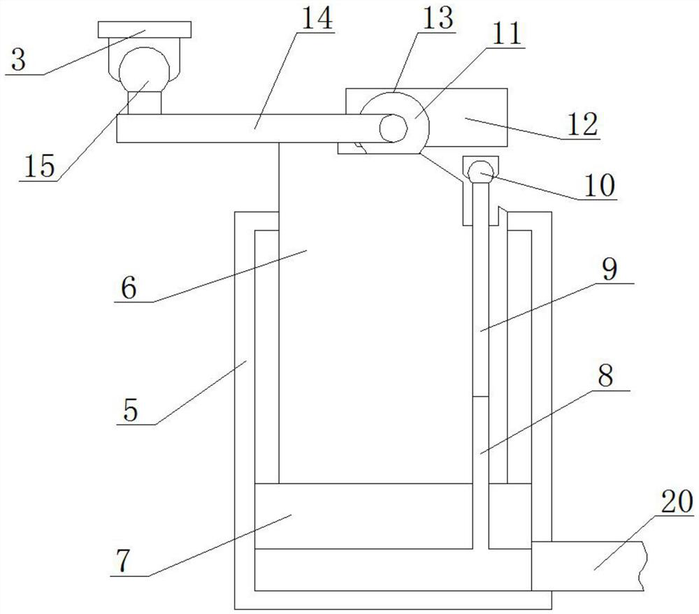 Multifunctional automobile hydraulic supporting device