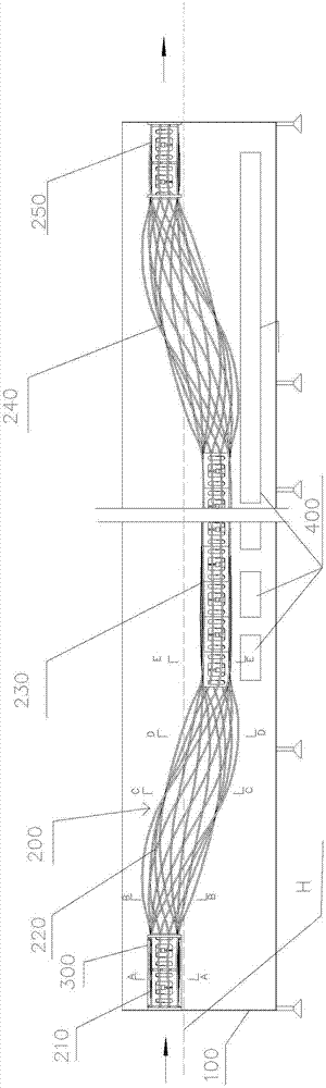 Spiral bottle box integral ultrasonic cleaning machine and method thereof